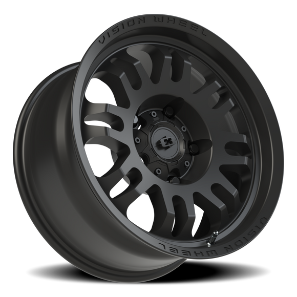 17x8.5 Vision 409 Inferno Satin Black 5x150 ET0 Wheel Rim