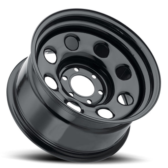 15x7 Vision 85H Soft 8 Gloss Black 5x114.3 5x4.5 ET-6 Wheel Rim