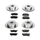 PowerStop Z23 Daily Driver Carbon-Fiber Ceramic Brake Pad and Drilled & Slotted