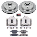 PowerStop OE Stock Replacement Low-Dust Ceramic Brake Pad, Rotor and Caliper Kit