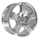 20" Replica Wheel CV76 Fits Chevrolet Tahoe Rim 20x9 Polished Wheel