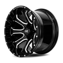 20x12 Hardrock BloodShot Xposed Gloss Black Milled 6x139.7 ET-44 wheel/rim-3