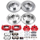 PowerStop Z36 Truck and SUV Ceramic Brake Pad, Drilled & Slotted Rotor, and Cali