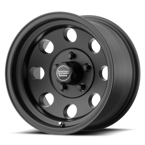 17X9 American Racing Baja Satin Black Wheel/Rim 8x170 17-9 ET-12