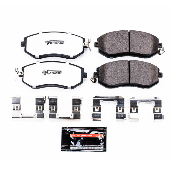 PowerStop Z26 Street Performance Carbon-Fiber Ceramic Brake Pads With Hardware