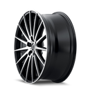 22x8.5 Kraze KR191 Stunna Black Machined 5x114.3 5x4.5 ET38 Wheel Rim