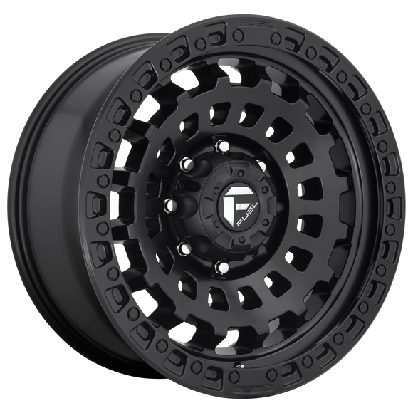 18x9 Fuel Off-Road D633 Zephyr Matte Black 6x139.7 ET-12 CB106.1 Wheel Rim