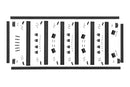 Rough Country Roof Rack for 19-25 Mercedes Sprinter-Benz Sprinter 2500/3500