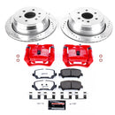 PowerStop Z36 Truck and SUV Ceramic Brake Pad, Drilled & Slotted Rotor, and Cali