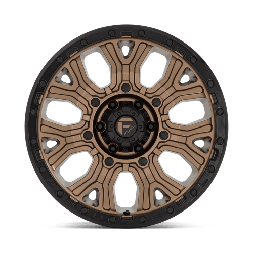 20x9 Fuel Off-Road D826 Traction Matte Bronze with Black Ring 6x139.7 ET1 Wheel