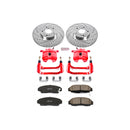 PowerStop Z23 Daily Driver Carbon-Fiber Ceramic Pads Drilled & Slotted Rotor & C
