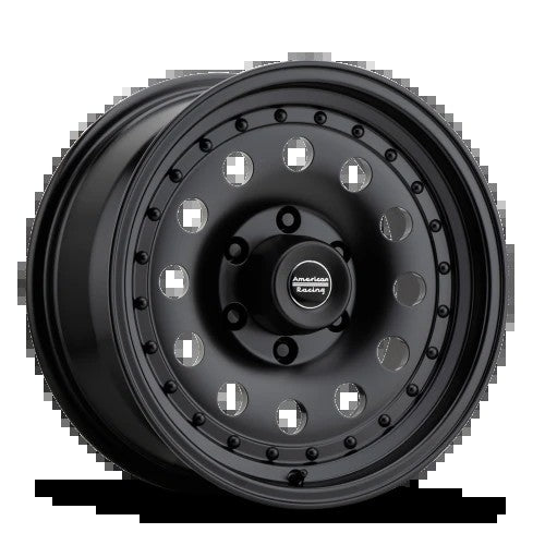 17X8 American Racing AR62 OUTLAW II Satin Black 5X127 ET18 wheel/rim