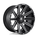 22X12 Fuel D616 Contra Matte Black Milled 6X135/6X139.7 ET-43 wheel/rim