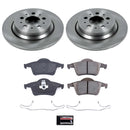 PowerStop OE Stock Replacement Low-Dust Ceramic Brake Pad and Rotor Kit