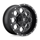 15X8 Fuel D525 REVOLVER Matte Black Milled 5X120.65/5X127 ET-18 wheel/rim