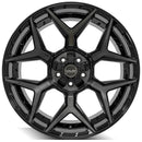4Play Gen3 4P06 22x10 Black Brushed Face Tinted Wheel 5x127 ET-18 CB87.1