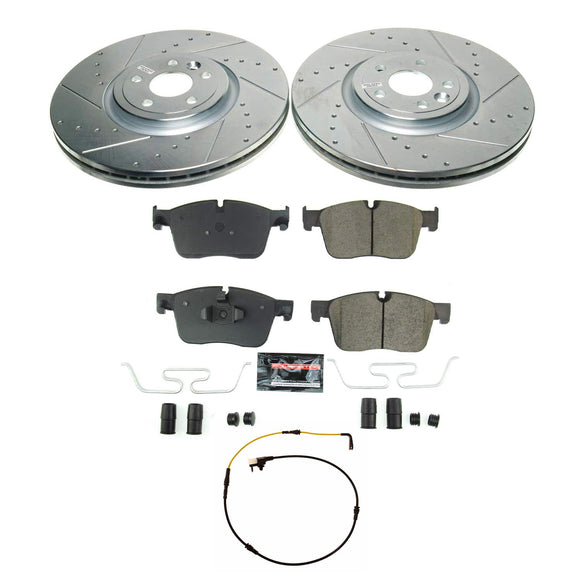 PowerStop Z23 Daily Driver Carbon-Fiber Ceramic Brake Pad and Drilled & Slotted