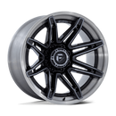 20x10 Fuel Off-Road FC401 Brawl Gloss Black Gray Tint 8x165.1 ET-18 Wheel