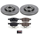PowerStop OE Stock Replacement Low-Dust Ceramic Brake Pad and Rotor Kit