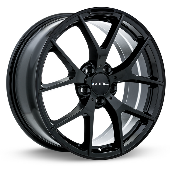 18x8 RTX Arrow Satin Black 5x112 ET45 wheel/rim