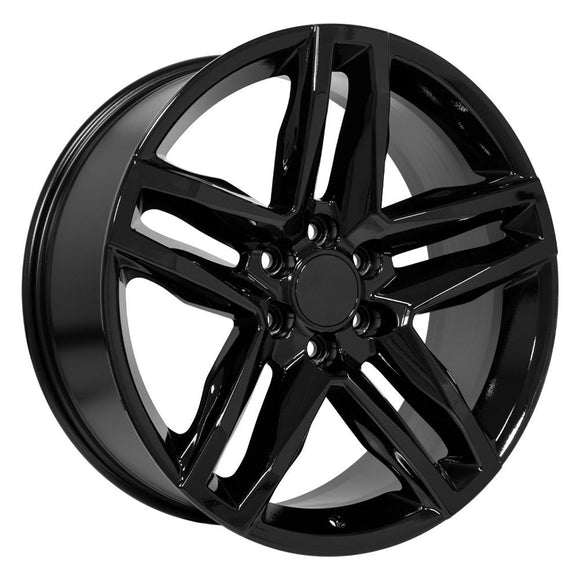 22" Replica CV34B fits Chevrolet Silverado 22 in. x 9 in. Gloss Black