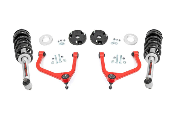 Rough Country Red 3.5 Inch Lift Kit for 21-23 Chevy GMC Tahoe Suburban