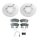 PowerStop Genuine Geomet Coated Rotor and Low-Dust Ceramic Brake Pad Kit