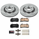 PowerStop OE Stock Replacement Low-Dust Ceramic Brake Pad and Rotor Kit