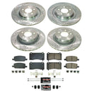 PowerStop Z23 Daily Driver Carbon-Fiber Ceramic Brake Pad and Drilled & Slotted