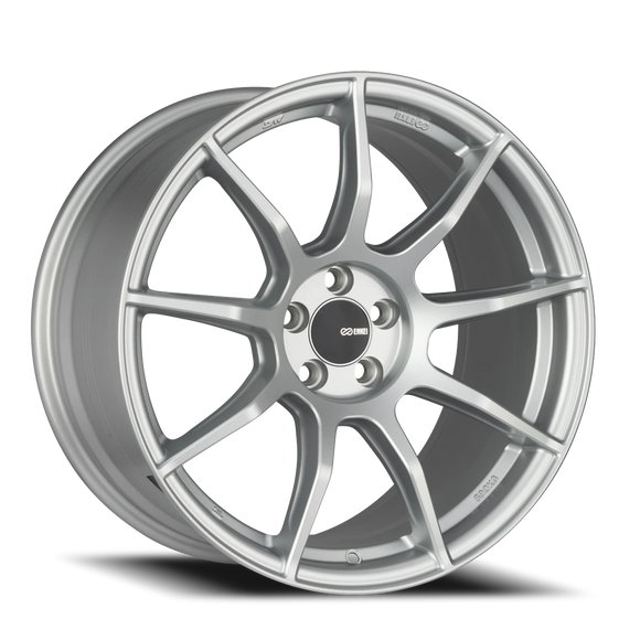18X9.5 Enkei TS9 Wheel/Rim Matte Silver 5X100 ET40 5-100 18-9.5
