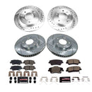 PowerStop Z23 Daily Driver Carbon-Fiber Ceramic Brake Pad and Drilled & Slotted