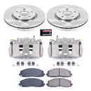 PowerStop OE Stock Replacement Low-Dust Ceramic Brake Pad, Rotor and Caliper Kit