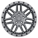 18x8 Black Rhino Arches Matte Brushed Gunmetal Black Bolts 5x127 ET30.00 Wheel