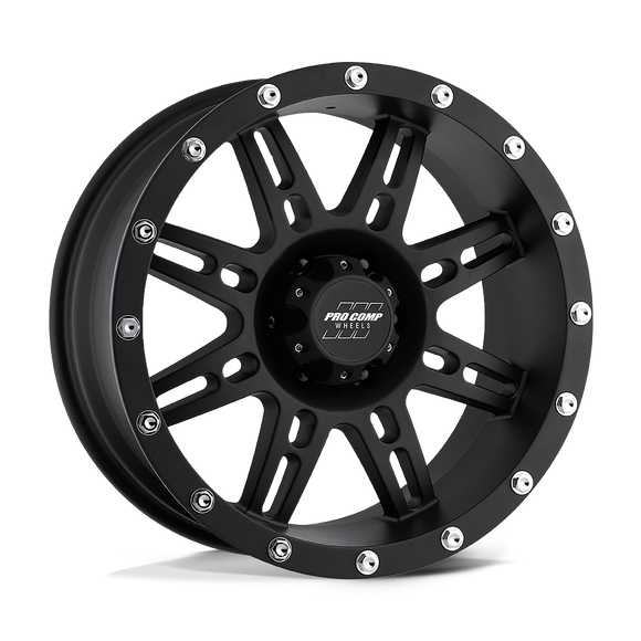 16X8 Pro Comp PA31 Stryler Flat Black 5X127 5X5 ET0 Wheel Rim