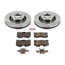 PowerStop OE Stock Replacement Low-Dust Ceramic Brake Pad and Rotor Kit