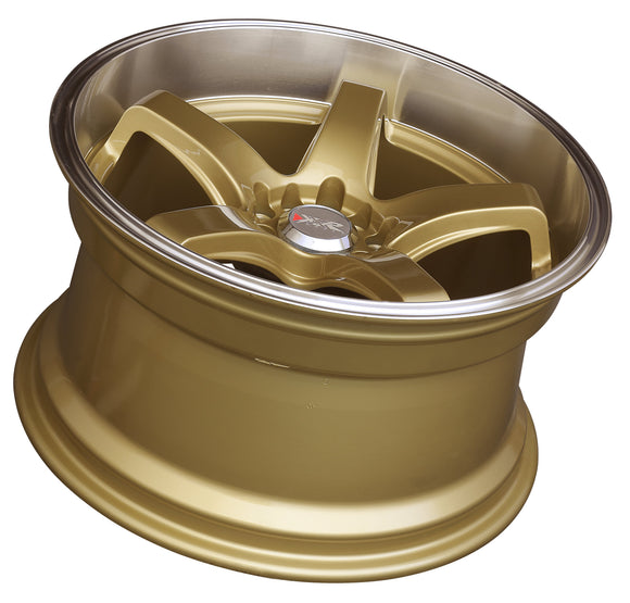 17x8 XXR 555 Hyper Gold ML Wheel 5x100 5x114.3 5x4.5 ET35 CB73.1