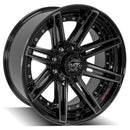 4Play Gen2 4P08 22x10 Black Brushed Face Tinted Wheel 8x180 ET-24 CB124.1