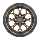 20x9 WELD Off-Road Ledge Eight Bronze Black 8x180 ET0 CB124.3 Wheel Rim-3