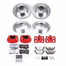 PowerStop Z36 Truck and SUV Ceramic Brake Pad, Drilled & Slotted Rotor, and Cali