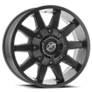 18x9 XF Off-Road XF-219 All Mate Black No Rivets 5x127/139.7 ET12 wheel/rim
