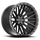 20x12 Vortek VRT-608 Apollo Matte Black 5x127 ET-44 CB78.1 Wheel Rim