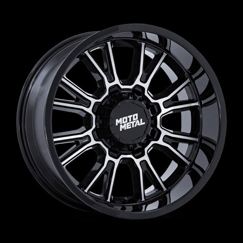 20X10 Moto Metal MO810 Legacy Black 5X127 5X139.7 5X5 5X5.5 ET-18 Wheel