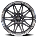 20x12 Corsart Alcatraz Matte Gunmetal Milled 5x127 5x5 ET0 Wheel
