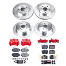 PowerStop Z23 Daily Driver Carbon-Fiber Ceramic Pads Drilled & Slotted Rotor & C