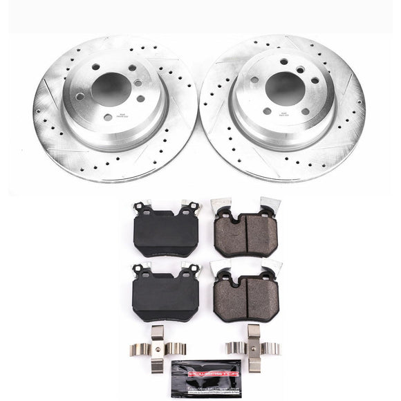 PowerStop Z23 Daily Driver Carbon-Fiber Ceramic Brake Pad and Drilled & Slotted