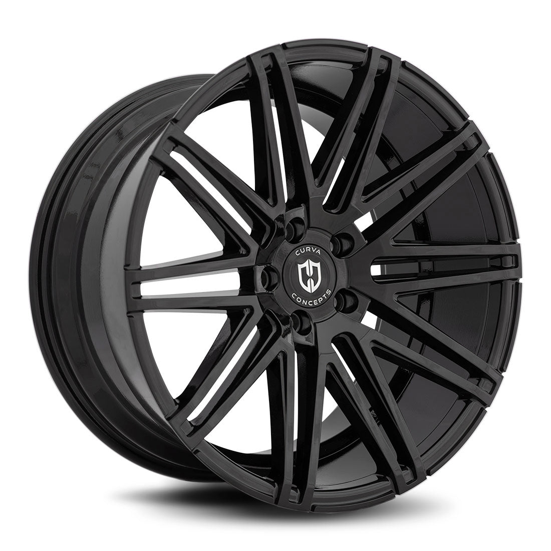 22x9 Curva C48 Gloss Black 5x114.3 ET35 wheel/rim