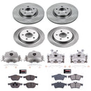 PowerStop OE Stock Replacement Low-Dust Ceramic Brake Pad, Rotor and Caliper Kit