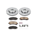 PowerStop OE Stock Replacement Low-Dust Ceramic Brake Pad and Rotor Kit