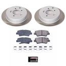 PowerStop Semi-Coated Rotor and Low-Dust Ceramic Brake Pad Kit