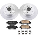 PowerStop Genuine Geomet Coated Rotor and Low-Dust Ceramic Brake Pad Kit
